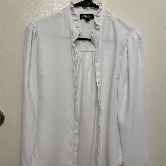 Express White Portofino Button Down - Picture 1 of 4